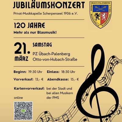 Jubil&auml;umskonzert 120 Jahre PMS 