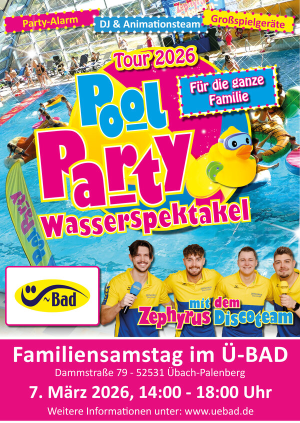 Familientag im &Uuml;-Bad am 7. M&auml;rz 2026