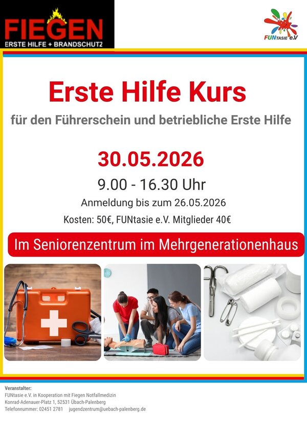 Erste Hilfe Kurs 30.05.2026