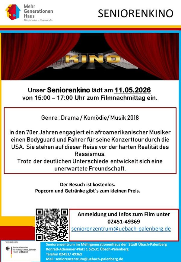 Seniorenkino 11.05.2026