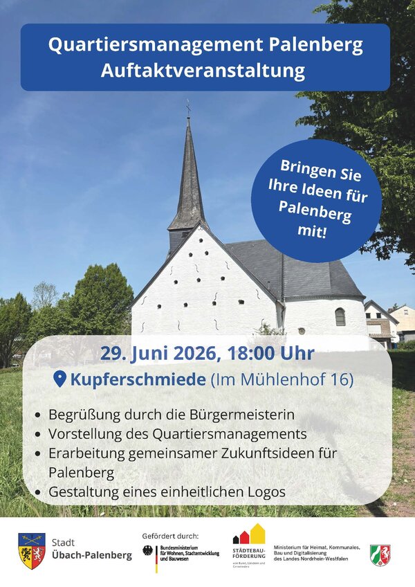 Einladung Quartiersmanagement Palenberg