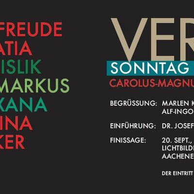 Agenda - Ausstellung "Kunst verbindet"