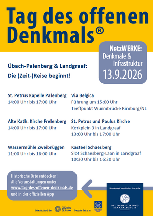 Tag des offenen Denkmals 13.09.2026