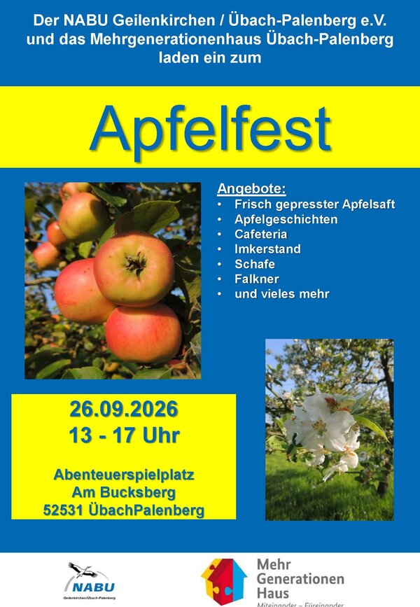 Plakat Apfelfest 2026