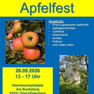 Plakat Apfelfest 2026