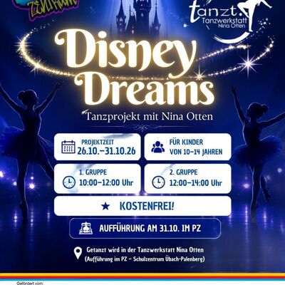 Tanzprojekt "Disney Dreams" 26. - 30.10.2026
