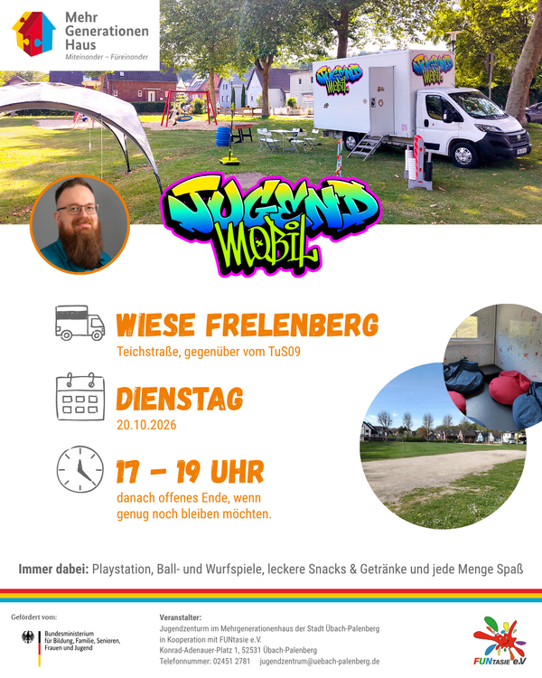 Jugendmobil Frelenberg 20.10.2026