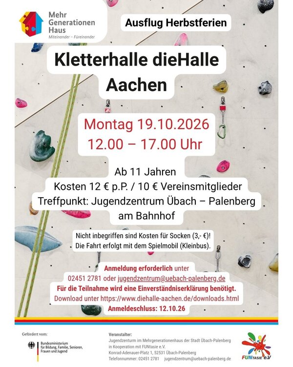 Kletterhalle Aachen 19.10.2026