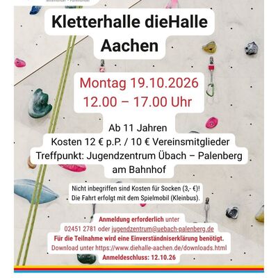 Kletterhalle Aachen 19.10.2026