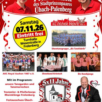 Proklamation Stadtprinzenpaar 2026/2027