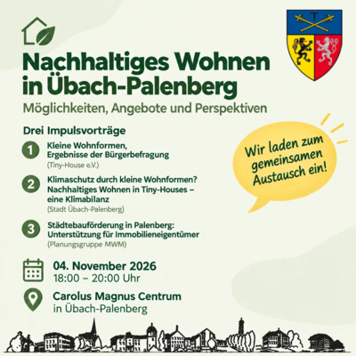 Nachhaltiges Wohnen in &Uuml;bach-Palenberg - M&ouml;glichkeiten, Angebote und Perspektiven